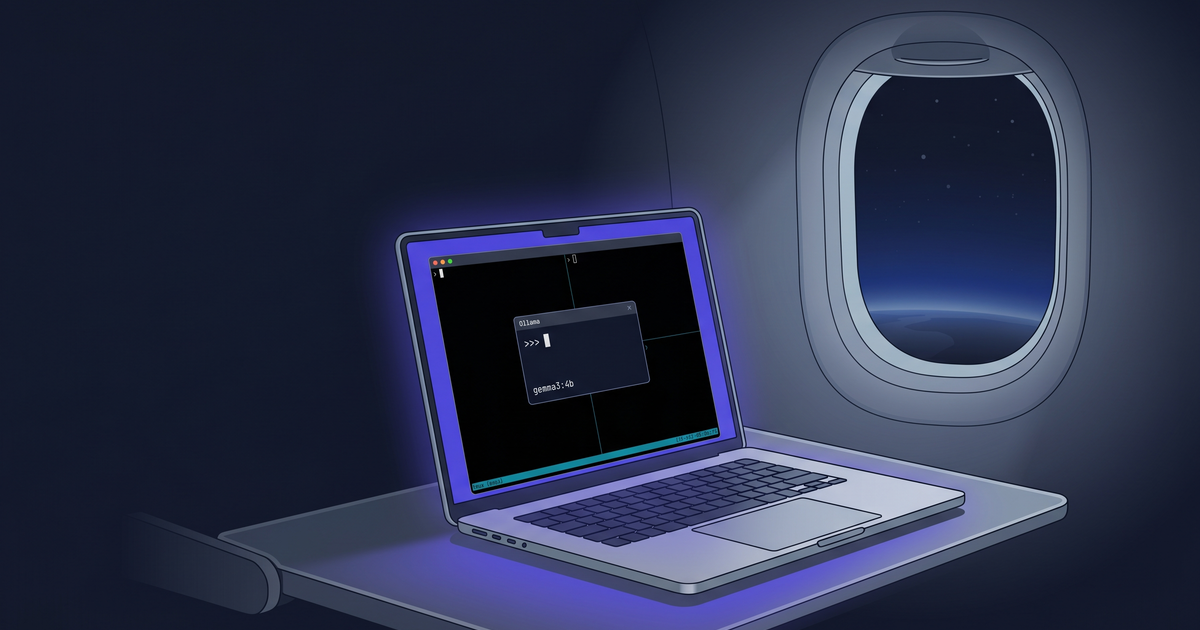 tmux popup running an Ollama chat session at altitude