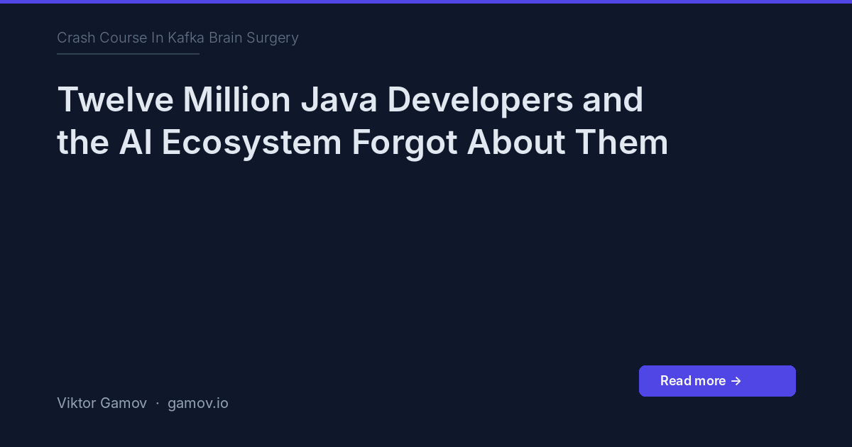 LangChain4j for Java developers